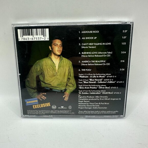 Elvis Presley 20th Anniversary Sampler CD Blockbuster Exclusive RCA Records - Picture 2 of 3